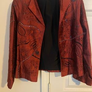 Vintage Maroon Blazer